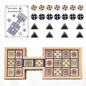 Jeux de société de stratégie Plateau magnifiquement conçu avec tiroirs de rangement Plateau de jeu Royal Dx Jeu royal en bois de <span class=keywords><strong>UR</strong></span> - Product Image 3