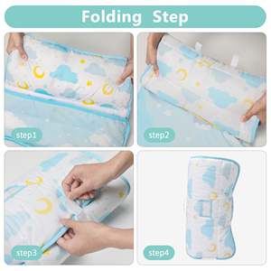 <span class=keywords><strong>Elefante</strong></span> unisex Kid Sleeping Mat Almohada extraíble Dibujos animados Niño Siesta Mat para guardería y preescolar - Product Image 4