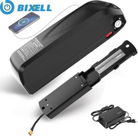 بطارية دراجة كهربائية 52 فولت 20 أمبير ساعة من نوع Downtube Shark، بطارية ليثيوم 21700 مع نظام إدارة البطارية 30 أمبير، مناسبة لمحركات BAFANG/AW/Voilamart بقوة 0-1500 واط، طراز Bixell BL-SHA مع ضمان لمدة 18 شهرًا.