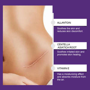 Gel penghilang bekas luka silikon 50g, penggunaan rumah efektif pembalut luka melembabkan memutihkan tanda peregangan kecantikan pribadi - Product Image 3