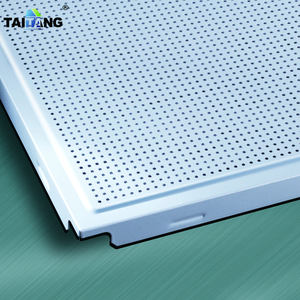 Panneau de <span class=keywords><strong>plafond</strong></span> en aluminium léger pour décoration intérieure, or, à encastrer, 600*600 - Product Image 5