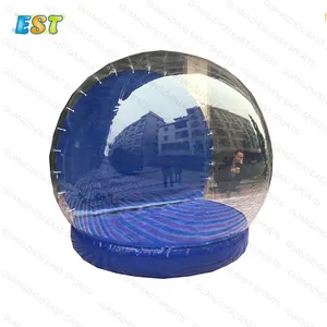استخدام تجاري الصين مصنع بيع أفضل بيع دائم شعبية شفافة كرة الثلج قابلة للنفخ خيمة للتخييم