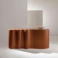 Buffet en bois massif de luxe, design italien haut de gamme - Meuble de rangement - Conçu pour les espaces de luxe