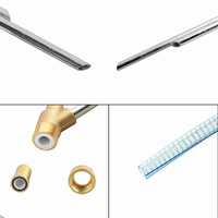 Kit de sablage à eau sous pression professionnel à vente chaude avec composants en laiton et en acier inoxydable Pistolet de sablage de 50 cm