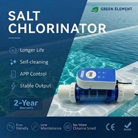 Chlorinateur au sel de haute qualité 15-35g/h pour piscines résidentielles, cellule en titane autonettoyante, générateur de sel haute efficacité