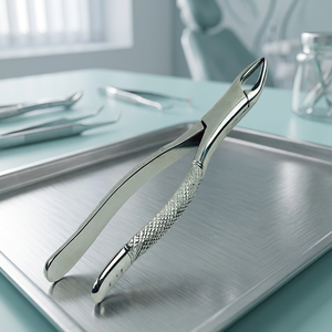 Instruments chirurgicaux dentaires manuels en acier inoxydable, forceps d'extraction des premiers molaires supérieurs et inférieurs, dentiste - Product Image 3