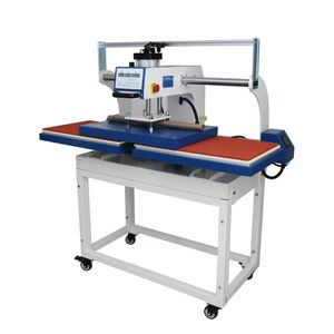 Nhà máy trong kho 40x60cm tự động Hướng dẫn sử dụng máy ép nhiệt in T-Shirt đôi trạm dtf Máy ép nhiệt - Product Image 2