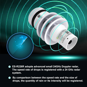 Sensor de Lluvia por <span class=keywords><strong>Radar</strong></span> Libre de Mantenimiento ES-R226R, Detector de Lluvia sin Piezas Móviles para Monitoreo Meteorológico - Product Image 6