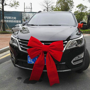18 ",24",36 ",48",60 ",72",96 "Puerta de Navidad Colgante Decorativo Jumbo 3D Structural Red Velvet Ribbon <span class=keywords><strong>Bow</strong></span> - Product Image 2