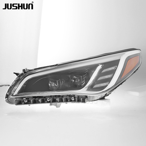 JUSHUN Faros Delanteros LED Mejorados para Hyundai <span class=keywords><strong>Sonata</strong></span> 2015-2018, Luces de Circulación Diurna de Alta Calidad con 2 Lentes - Product Image 5