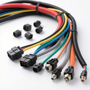 Arnés de Cableado Industrial con Conectores Adaptadores, Revestimiento de PVC, Núcleo de Cobre para Uso en Gabinetes PLC - Product Image 1