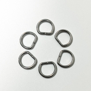 Hebillas de acero inoxidable con anillo en D 316, herrajes metálicos para bolsos y accesorios de ropa, conectores de anillo duraderos - Product Image 1