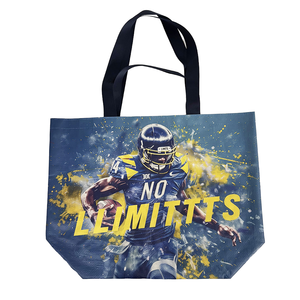 Sacs fourre-tout promotionnels pliables et réutilisables en PP tissé, laminés mat, imprimés sur mesure, motif lettres, pour la Coupe du Monde 2026 - Product Image 1