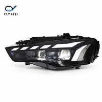 Kit de modification de phares LED pour Audi A5 2008-2016, style RS, avec feux de jour à balayage, compatible 12V