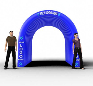 Tunnel Gonfiabile Sportivo per Ingresso, Tenda Personalizzata Gigante Nera per Maratona - Product Image 6