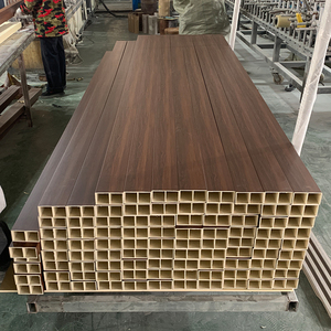 Panneau mural décoratif en tube carré WPC, installation facile - Product Image 2