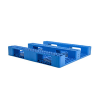 Palette en plastique bleue pour chariot élévateur, 1200*1000*150mm, haute densité, plusieurs tailles disponibles, nouveau matériau