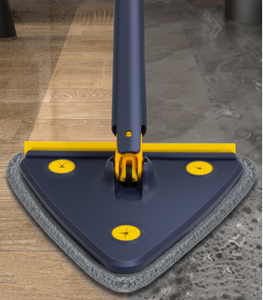 Pel Pembersih Segitiga Yang Dapat Diperpanjang, Pel Cepat Kering Putar Tangan, Pancuran Basah Kering - Product Image 4