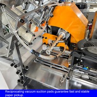 Máquina Automática para Fabricar Vasos de Papel, Máquina Formadora de Vasos Desechables para Café y Té con Doble Recubrimiento de PE