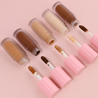 Crème correctrice liquide personnalisée, longue tenue, imperméable, minérale, couvrance totale, éclaircissante, fini mat naturel, correcteur liquide en marque privée
