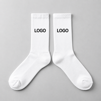 Chaussettes jetables personnalisées en gros, imprimées numériquement, chaussettes mi-mollet au design unique pour le sport, la course et le quotidien, avec marque privée OEM
