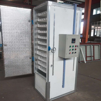 Déshydrateur alimentaire commercial entièrement automatique à pompe à chaleur air-eau en acier inoxydable SUS304 de grande capacité, garantie 1 an