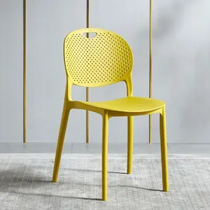 تكويم في الهواء الطلق الأعزل مقهى الحديثة تصميم البلاستيك كرسي