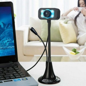 Webcam 1080P USB Camera With Built In <b>Microphone</b> <b>For</b> <b>Computer</b> Laptop Streaming Online Class Auto Focus CMOS Sensor - Product Image 2