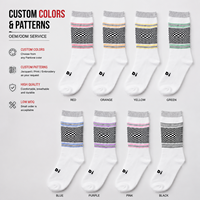 Chaussettes Réfléchissantes Anti-Bactériennes Personnalisées Haute Visibilité pour le Sport, Modèle Crew Bottom, Idéales pour la Course, le Cyclisme, le Fitness en Extérieur – Fabrication OEM