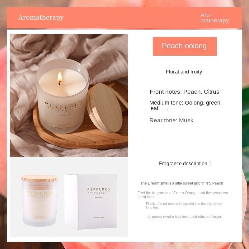 ลูกพีชอูหลง-ถ้วยแก้วฝ้า (ปิดทอง)