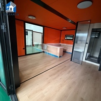 RELYANCE Rumah Kontainer Expandable Desain Modern 4 Kamar Tidur 1 Kamar Mandi Rumah Kantor Portabel 20/40FT Garansi 3 Tahun