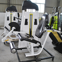 Appareil de musculation professionnel pour extensions de jambes, en acier, à charge par broches