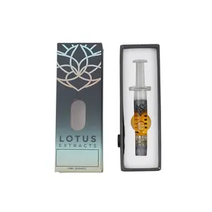 1ml d'huile pré-remplie pour seringue en verre avec capuchon Luer Lock et emballage