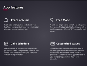 RedSea ReefWAVE 45 Moderne Luxuriöse Quadratische Ferngesteuerte WLAN-Kontrollierte Umweltfreundliche Kunststoff-Wellenpumpe für Meerwasser-Riffaquarien - Product Image 2