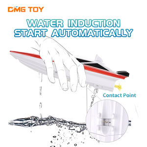 2.4g haute fréquence en plastique Rc jouets haute vitesse télécommande bateau brushless rc pêche <span class=keywords><strong>surfeur</strong></span> appât bateau - Product Image 3