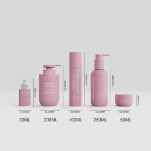 Ensemble de Soins de la Peau Gommage Personnalisé de Luxe, Bouteilles et Pots en Plastique avec Vaporisateur de Brume en Plastique pour l'Emballage Cosmétique et de Soins de la Peau - Product Image 5