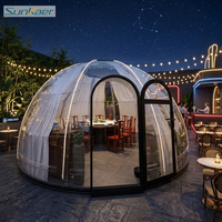 <strong>Best</strong> <strong>Selling</strong> Quality Polycarbonate Sunhouse with High Light Transparency Retractable Enclosure <strong>Dome</strong> Room