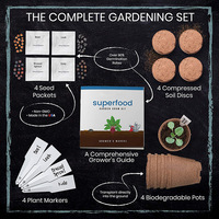 Kit de plantation DIY pour enfants, outils de jardinage écologiques et biodégradables, ensemble de plantation de légumes, intérieur/extérieur, vente en gros
