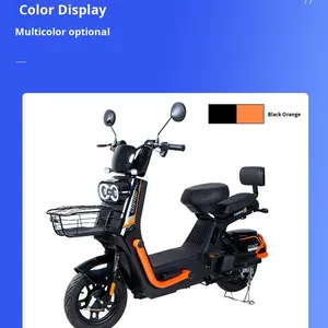 Bicicletta Elettrica a Lunga Autonomia Versione per Vendita Transfrontaliera KZ-006 Batteria al Piombo-Acido 48V Telaio in Acciaio ad Alto Tenore di Carbonio Motore Posteriore - Product Image 2