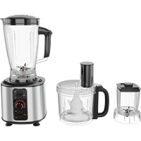 Vente chaude 2023, presse-agrumes électrique 2 en 1, usage intensif, cuisine commerciale, ménage, fruits frais, mixeur à smoothie, blender argenté