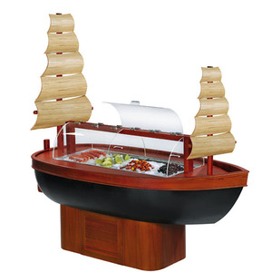 Thương Mại Duy Nhất Nhiệt Độ Mở Salad Tủ Vuông Tự Chọn Thanh Quầy Salad Hiển Thị Tủ Lạnh Cho Khách Sạn Nhà Ăn Sử Dụng - Product Image 6