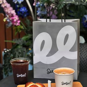 Sacs à pizza en papier kraft recyclable de haute qualité personnalisés, sacs à emporter pour aliments, impression offset écologique, logos, chaînes de cafés - Product Image 4