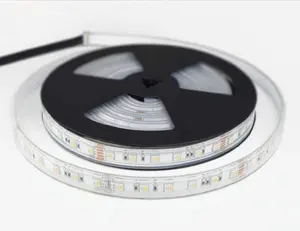 Tira de luces LED RGBW de resistencia a altas temperaturas 24VDC IP65 Tira de luces LED flexible impermeable para sala de sauna