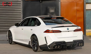 Kit corpo in fibra di carbonio a secco con gonna laterale anteriore con labbro posteriore diffusore canard alettoncino alettone per <span class=keywords><strong>BMW</strong></span> M5 G90 G99 - Product Image 6