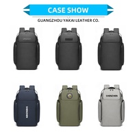 Sac à dos de voyage OEM personnalisé en gros, sac à dos pour ordinateur portable imperméable avec poche antivol et poche en polaire pour les voyages d'affaires et le quotidien