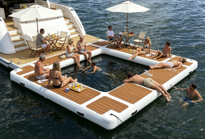 Piscina Flotante Inflable para Yates con Red <span class=keywords><strong>de</strong></span> Protección Contra Medusas, Precio <span class=keywords><strong>de</strong></span> Fábrica - Product Image 2