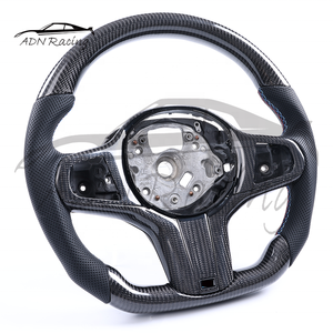 Volante de Fibra de Carbono y Cuero para <span class=keywords><strong>BMW</strong></span> G30 G01 M5 M8 X3 X5 525I 530I 540I con Calefacción - Product Image 3