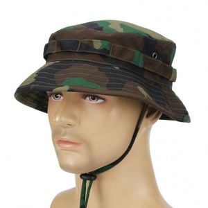 Sombrero de Pescador Unisex para Exteriores, Sombrero de Camuflaje Estilo Safari para Hombre con Cuerda, Venta al Por Mayor - Product Image 6