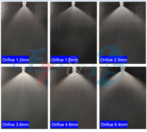 Buse de pulvérisation à <span class=keywords><strong>jet</strong></span> d'eau large angle en acier inoxydable YS, type BB-W, buse de pulvérisation à cône plein, angle standard - Product Image 3