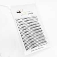 Faux cils et outils de beauté 0,03 0,05 0,07 Cils pré-faits en éventail